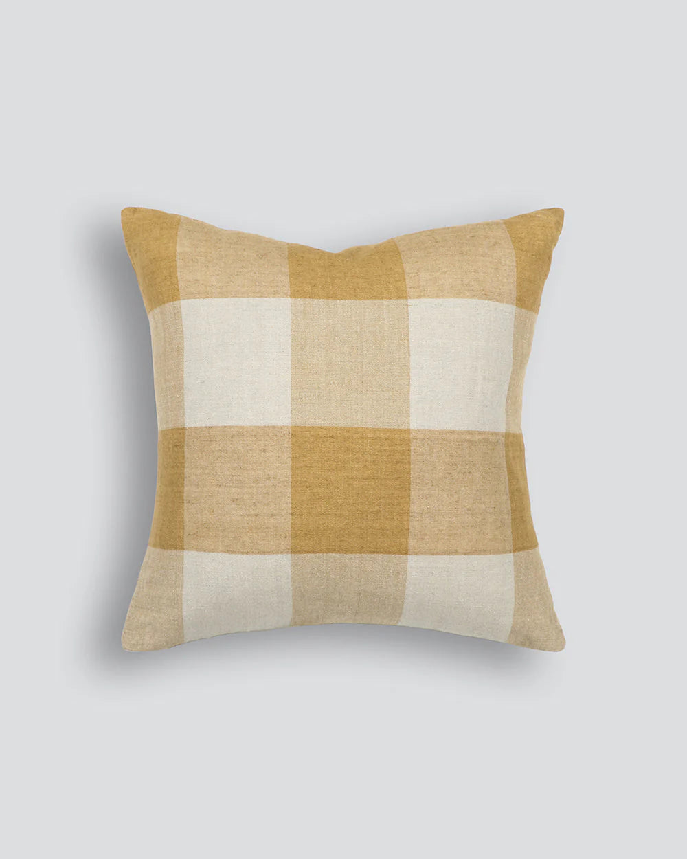 Handwoven Plaid Cushion