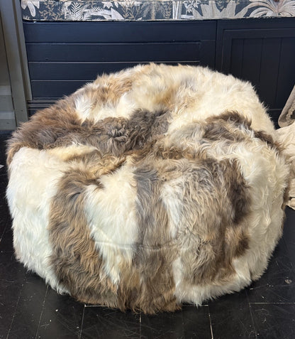 New Zealand Longwool Sheepskin Bean Bag
