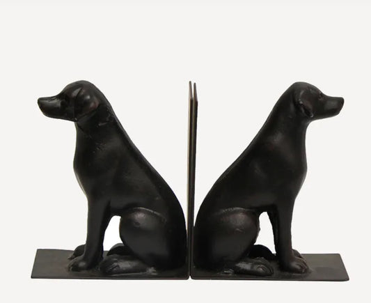 Cast Iron Labrador Bookends