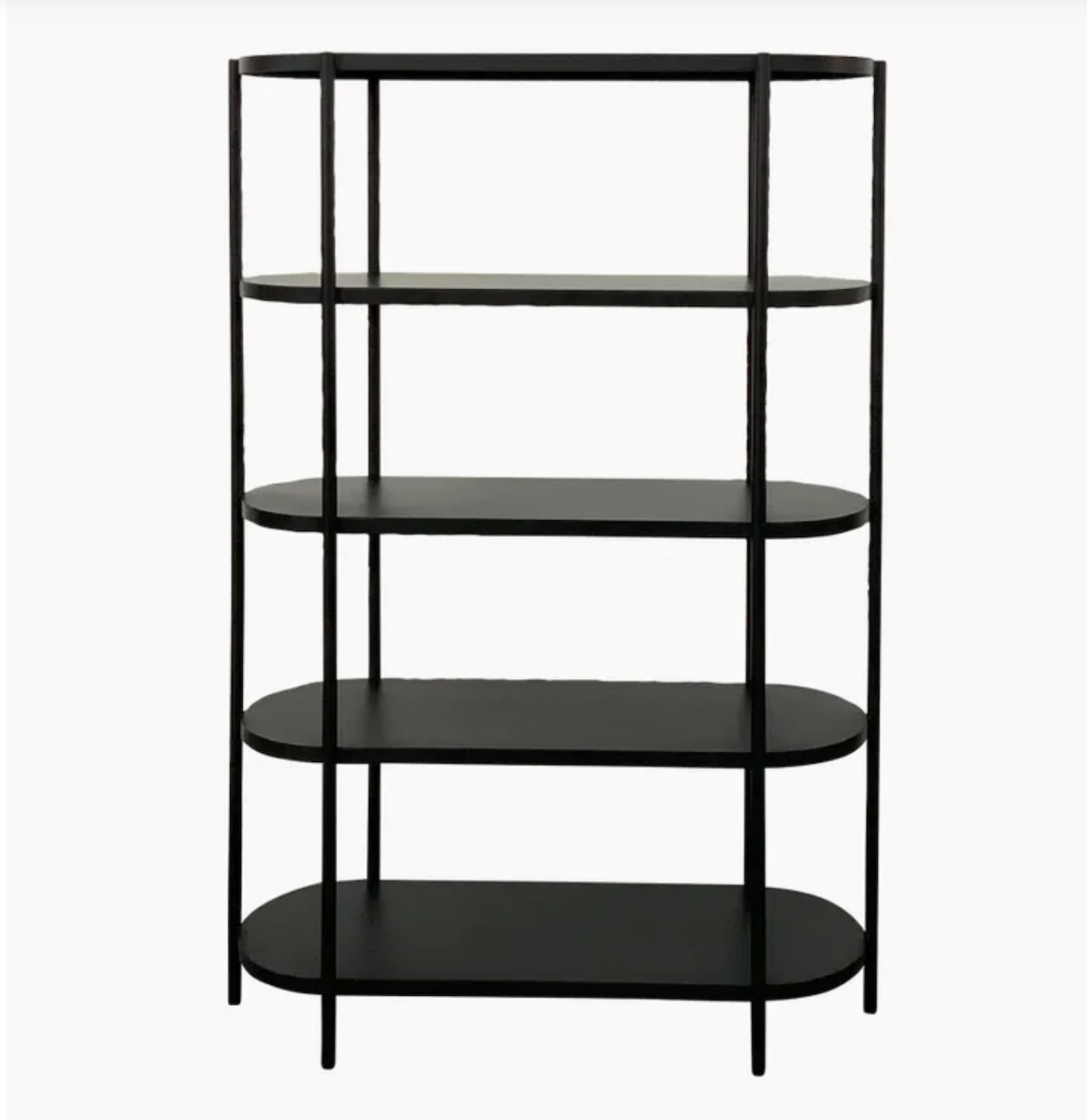 Black Iron Shelving Unit