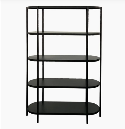 Black Iron Shelving Unit