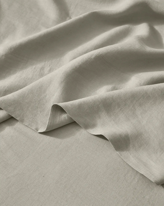 Ravello French Bed Linen - Bone (Off white)