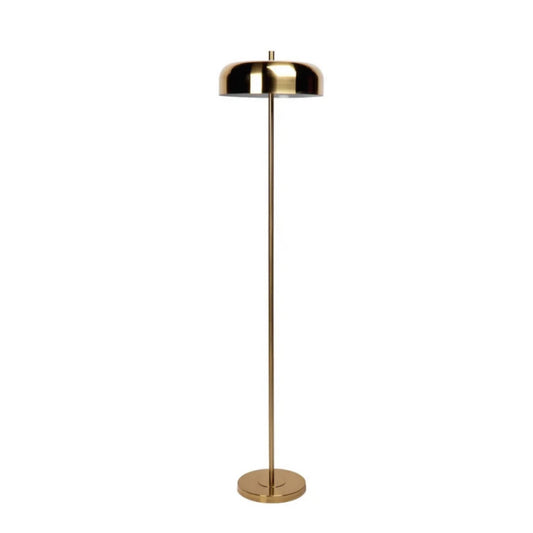 Brushed Brass Retro Floor Lamp