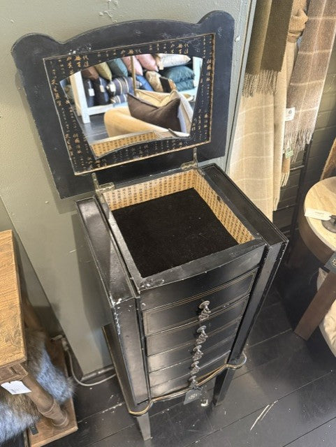 Vintage Chinoiserie Jewellery Cabinet