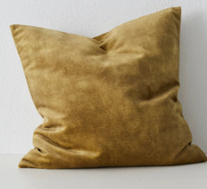 mustard yellow cushion