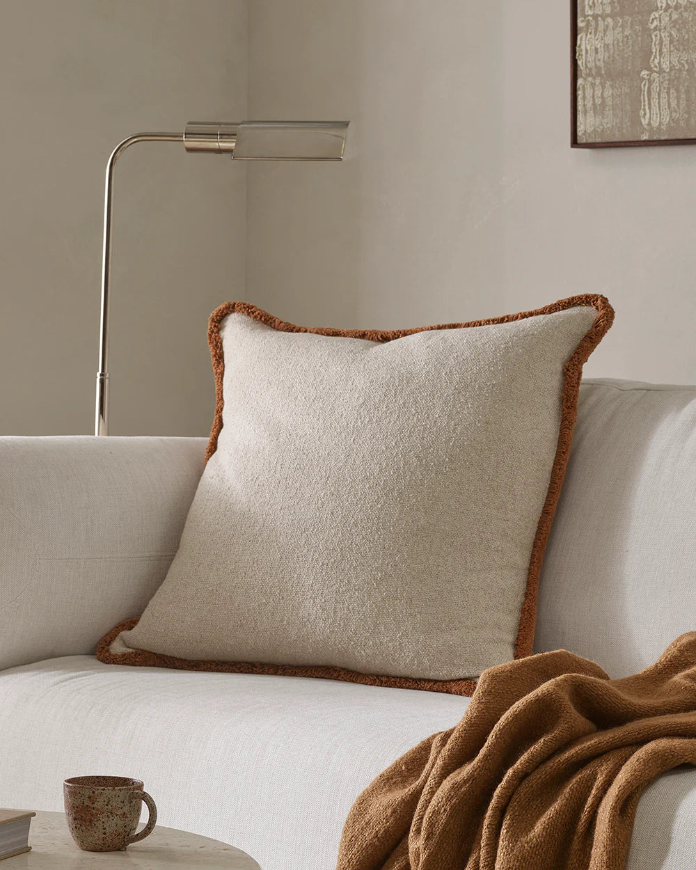Sienna Fringed Cushion