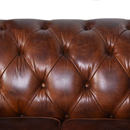Aged Leather Chesterfield 2.5 Seat Sofa