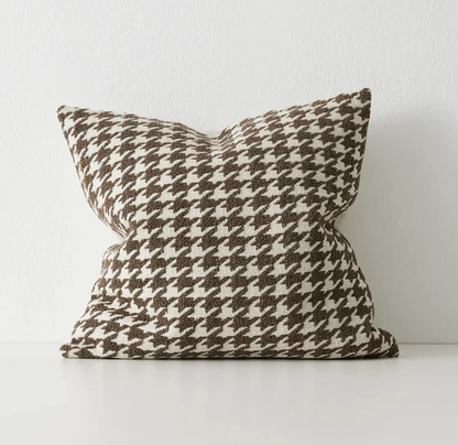 Giovanni Boucle Houndstooth Cushion - 5 Colours