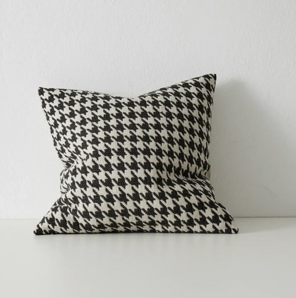 Giovanni Boucle Houndstooth Cushion - 5 Colours