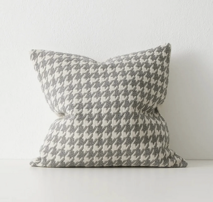 Giovanni Boucle Houndstooth Cushion - 5 Colours