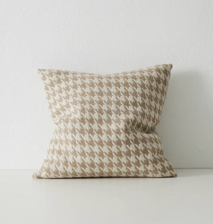 Giovanni Boucle Houndstooth Cushion - 5 Colours