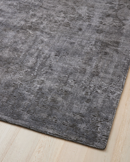 Glebe shadow floor rug charcoal