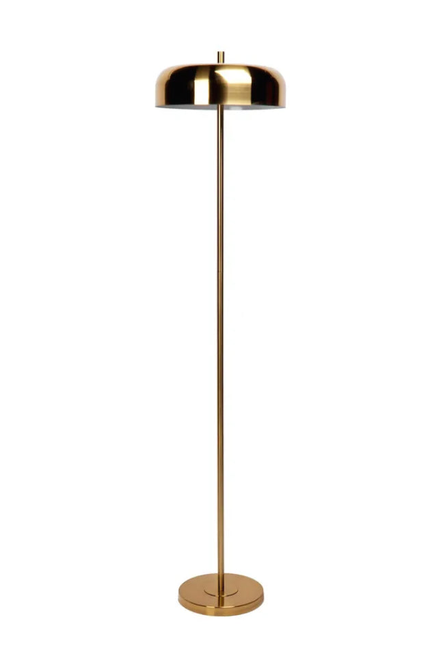 Brushed Brass Retro Floor Lamp