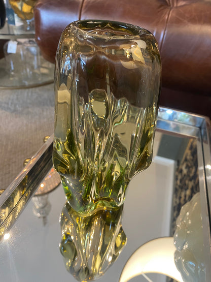 Vintage Hand Blown Art Glass Vase