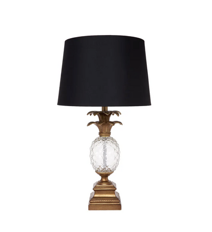 Langley Table Lamp Antique Gold Pineapple