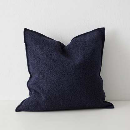 Boucle Cotton Blend Textured Cushion 50 x 50 - 6 Colours