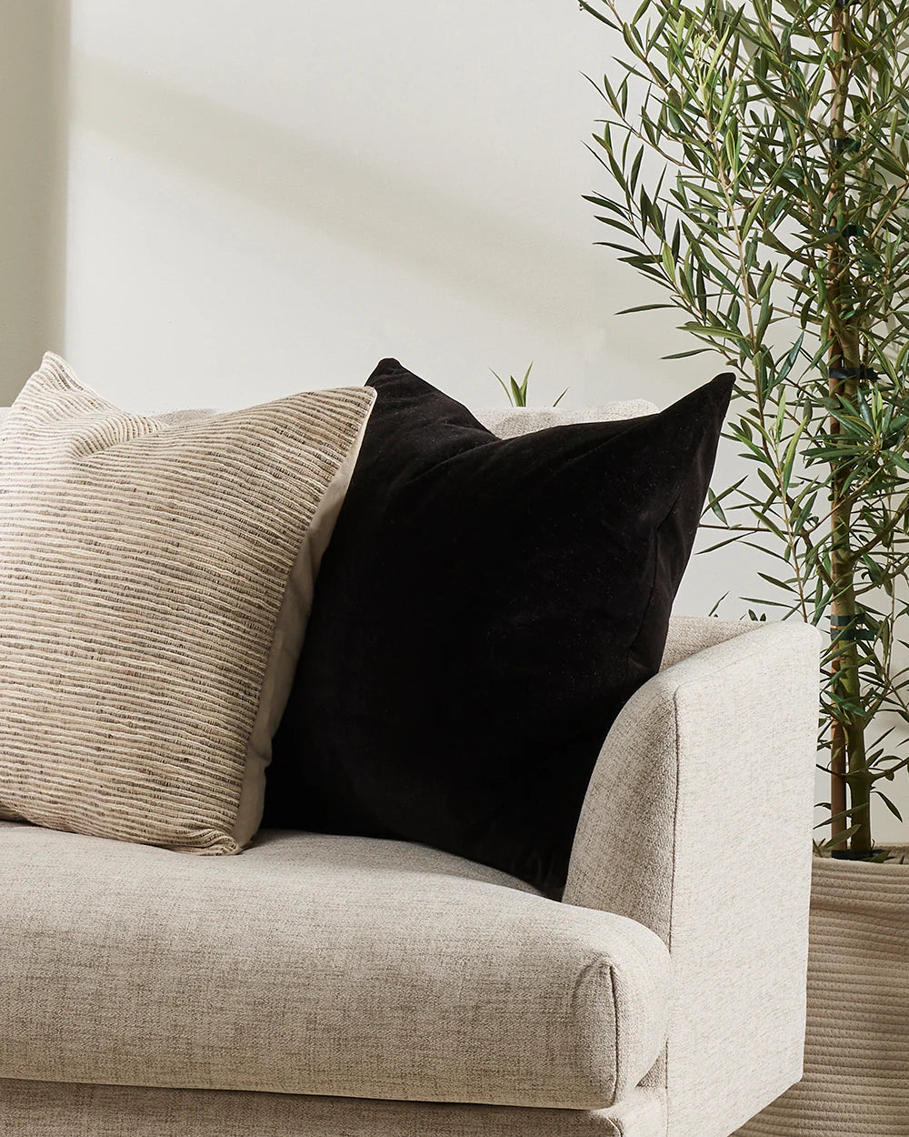 Oralie Cotton Velvet Cushion