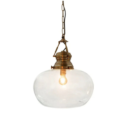 Paddington Ceiling Brass Pendant Light Large