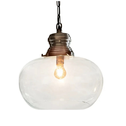 Paddington Ceiling Pendant Light Antique Silver Large