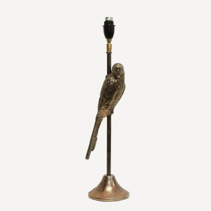 Parrot Antique Gold Table Lamp Base