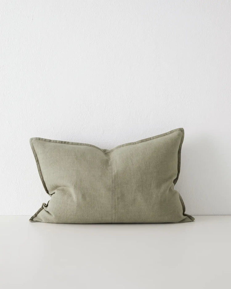 Panelled Linen Cushion