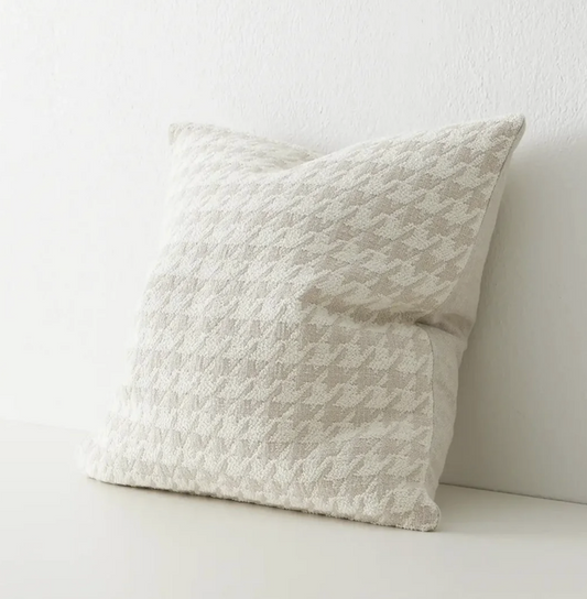 Giovanni Boucle Houndstooth Cushion - 5 Colours