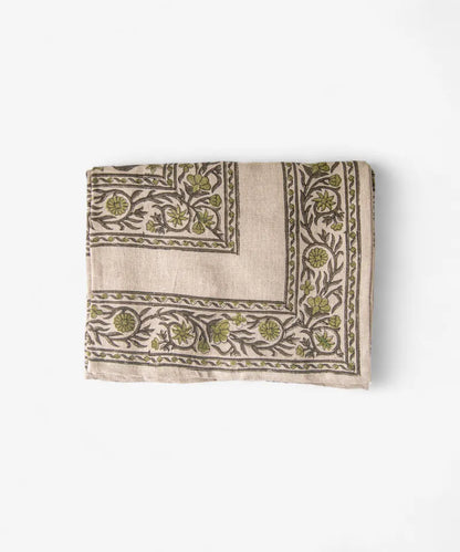 Victoria Handblocked Tablecloth