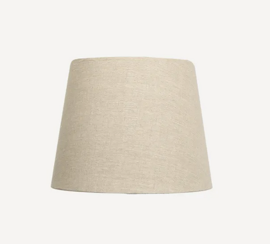 Tapered Drum Linen Lamp Shade Natural 20cm