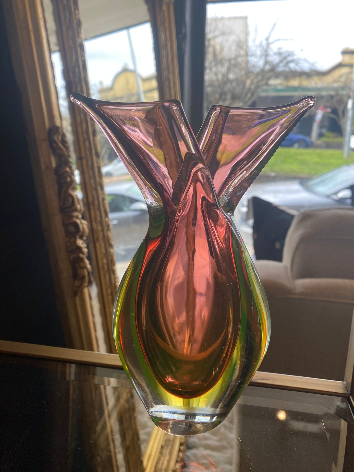 Vintage Art Glass Vase